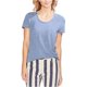 thumbnail image 2 of Camiseta Básica Alta-Baja para Mujer Vince Camuto Azul Pequeña, 2 of 2