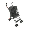 thumbnail image 6 of Foldable Small & Medium-Sized Dogs/Cats Pet Stroller W/Cup Holder Black 4 Wheels, 6 of 17