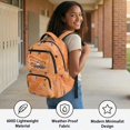 thumbnail image 6 of HUIACONG 17" Orange Crane Boys 4PCS Backpack Set, Large School Bookbag with Lunch Bag for Teen Boys Age 8-14, 6 of 7