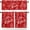 Red, variant on Valentines Day Heart Valances for Windows Eucalyptus Leaves Valentine Kitchen Curtain Valances Pink Stripe Window Curtain Topper Curtains For Valentines Day Decor Wedding Party 1 Panel 54x18 Inch