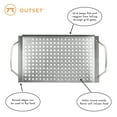 thumbnail image 5 of Outset Stainless Steel Grill Topper Grid, 11 x 7-inch, 5 of 6