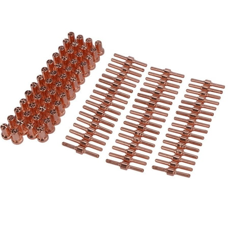 

100Pcs Extended Long Plasma Cutter Tip Electrodes Nozzles Kit Consumable For Pt31 Lg40 40A Cutting Welder Torch