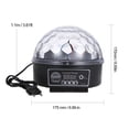 thumbnail image 2 of Labymos DMX512 LEDs Ball Stage Light with Remote Control 6 Channel Sound Activated Party Lights, 2 of 8