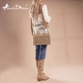 thumbnail image 2 of Montana West Vintage Western Handbag Exquisite Tooling, Unique Prints & Whipstitch Craftsmanship, Tan, 2 of 6
