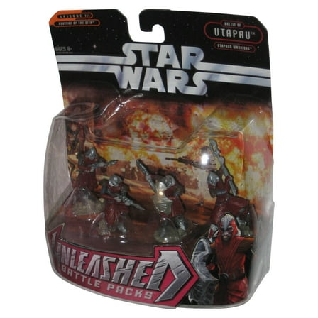 Star Wars Unleashed Battle Packs (2005) Jedi Masters Utapauian Warriors Figure Set
