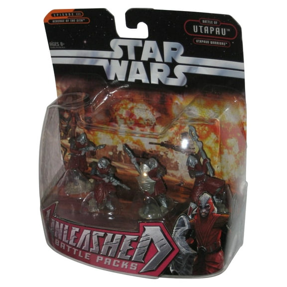 Star Wars Unleashed Battle Packs (2005) Jedi Masters Utapauian Warriors Figure Set