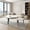 White Black, variant on Rotatable Coffee Table with Storage Shelf - Modern 2-Tier Nesting Design