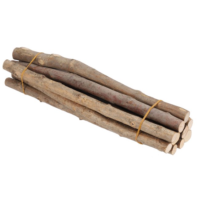 Uxcell 10 Pcs 40cm Wood Log Sticks, 0.7-1.1 inch in Diameter Natural Wood Craft Sticks, Dried Wood Sticks Decorative Wood Branch Sticks for DIY Crafts Accessory Photo Props, Wood Color