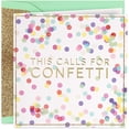 thumbnail image 1 of Hallmark Carte de Félicitations (Confettis), 1 of 5