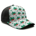 thumbnail image 3 of Christmas Baseball Cap – Stylish Spliced Design Adjustable Trucker Hat with Full Print Front & Brim, Breathable Cotton Blend Snapback for Sports, Travel & Daily Wear, 3 of 3