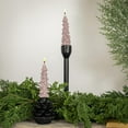 thumbnail image 2 of Creative Co-Op Unscented Textured Tree Shaped Taper Candles in Box, Blush Color, Set of 2, 2 of 4