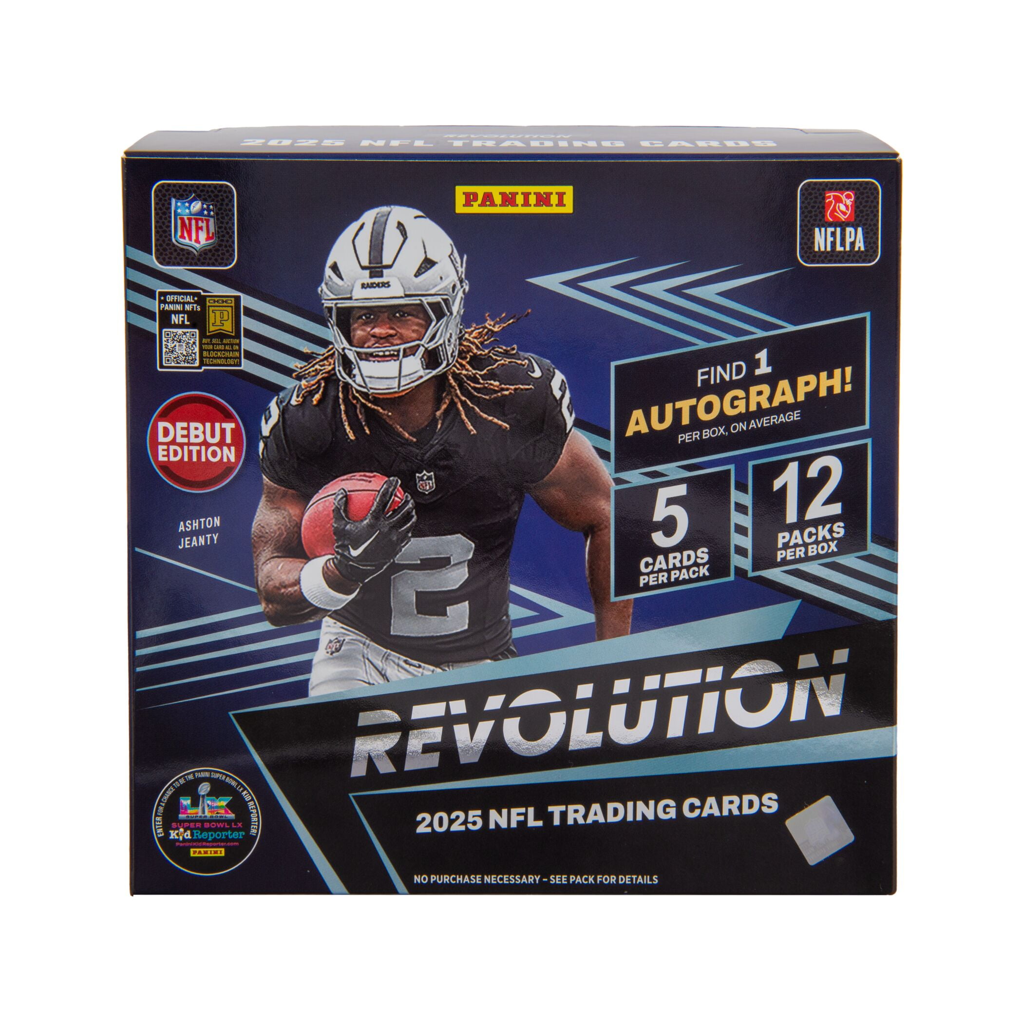 2025 Panini Revolution Football Trading Cards Premium Box