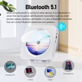 thumbnail image 3 of Reproductor de CD portátil MICOCIOUS Bluetooth con mando a distancia, 3 of 8