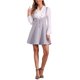 thumbnail image 1 of VESTIDO OVERALL DE MUJER INSPIRE CHIC Color Sólido Escote en U Decoración de Botones Dobladillo Acampanado M Gris, 1 of 5