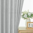 thumbnail image 3 of Gray Pinch Pleated Semi Sheer Curtains Textured Light Filtering Window Curtains 63 inches for Living Room Bedroom Silver Grey Pinch Pleat Drapes with Hooks Back Tabs 2 Panels 40" Wx63 L, 3 of 15