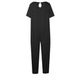 thumbnail image 7 of Women's Jumpsuit Soft Fabric Casual Loose Short Sleeve Spring Summer Autumn Daily Wear, 7 of 7