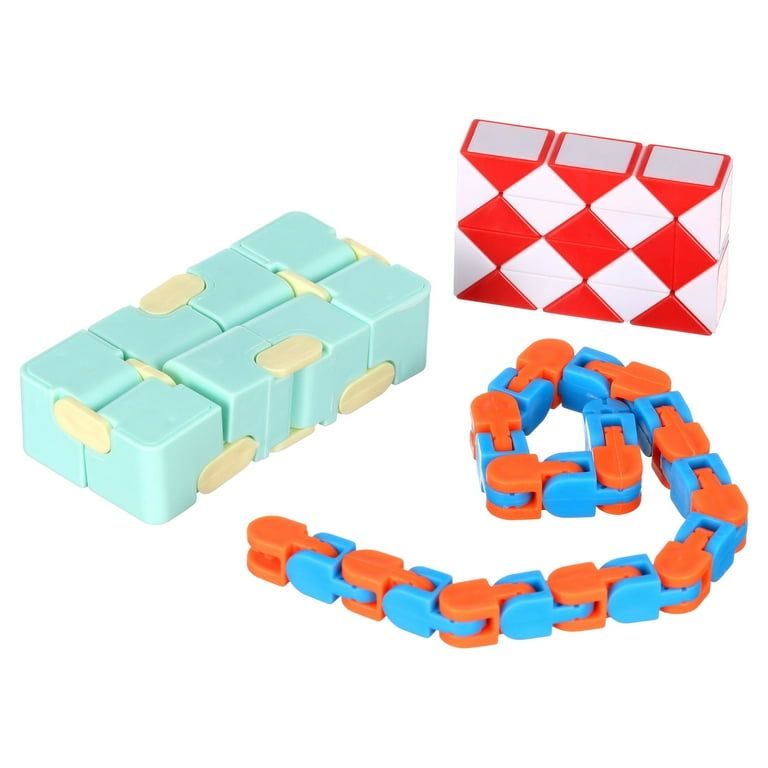 65 Pack Bundle Sensory Fidget Toys Set-Puzzle Games Including Rainbow  Spring, Magic Cube, Squishy Toys, Fidget Spinners, and More for Autistic  Kids, ADHD, Anti-Stress Toys 