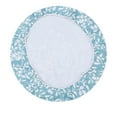 thumbnail image 3 of Fitted Vinyl Table Cloth Cover Elastic Edged Flannel Backed  Waterproof Wipeable Tablecloth for 43”-56”  Tables, 3 of 8