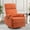 Orange, variant on Korser Swivel Rocker Recliner Chair for Small Spaces Chenille for Living Room,Orange