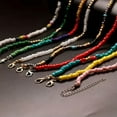 thumbnail image 3 of HOOUN Women Starfish Butterfly Jewelry Necklace Colorful Beaded Fashion Choker 1188-6, 3 of 9