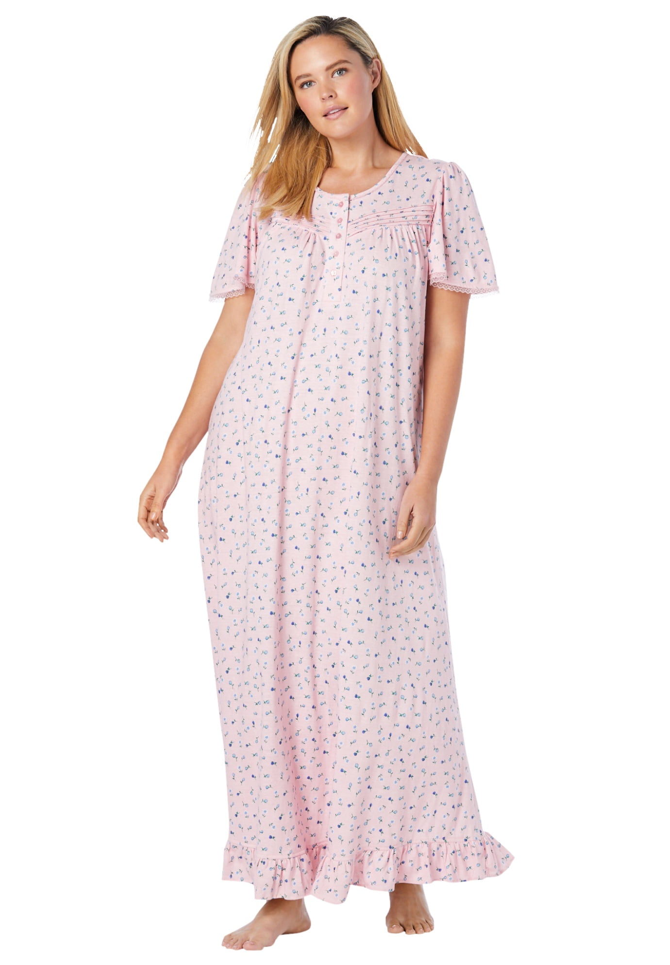 Cotton knit gowns Clearance