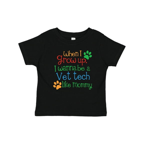 Inktastic Vet Tech Veterinary Technician Like Mommy Boys or Girls Baby T-Shirt
