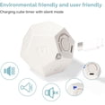 thumbnail image 4 of KADAMS Pomodoro Cube Timer, 11 Preset Countdowns, Flip-to-Start Gravity, Rechargeable Timer for Productivity, ADHD Focus, Study & Cooking, Sound/Vibrate/Mute Modes, White, 4 of 7