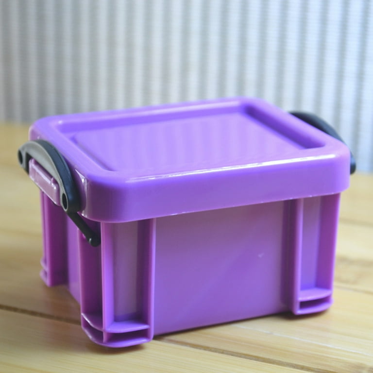 BESTONZON 9 Pcs Mini Stackable Plastic Storage Boxes Storage