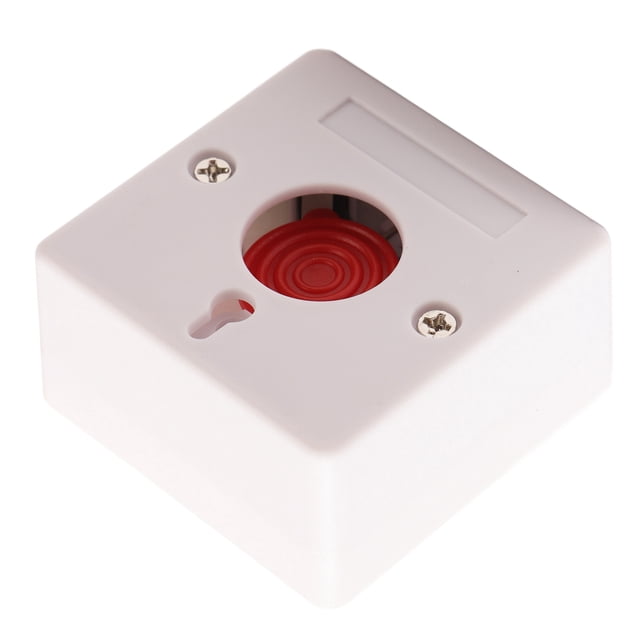 Botón De Alarma De Incendio, Botón De Alarma De Emergencia De Panel Duradero Sensible De 250 V Con Llave Para Sistemas De Seguridad