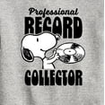 thumbnail image 3 of Peanuts - Snoopy Pro Record Collector - Toddler & Youth Crewneck Fleece Sweatshirt, 3 of 6