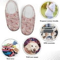 thumbnail image 5 of Whosucclay Cotton Slippers for unisex Lightweight House Slippers With Memory Foam, Washable Home Slippers,Indoor Comfy Bedroom Cozy Slippers Slip On, 5 of 6