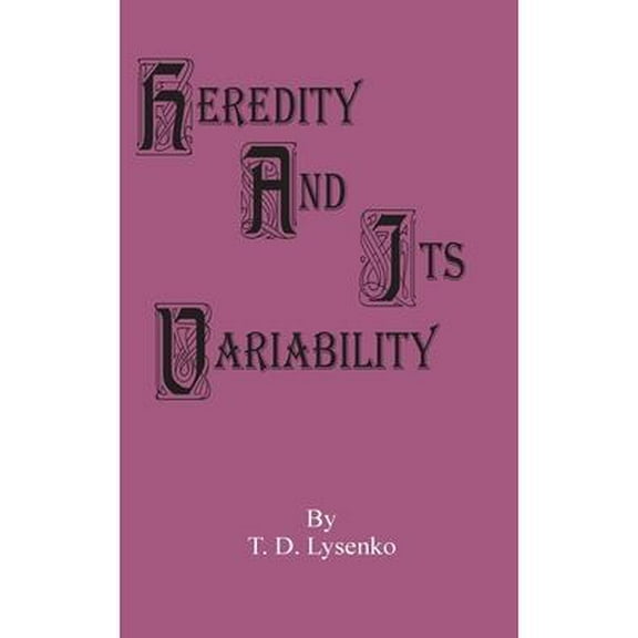 Heredity and Its Variability (Paperback)