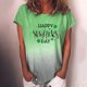 thumbnail image 2 of Camiseta de manga corta con estampado de San Patricio y cuello redondo para mujer, blusa suelta informal, Tops Fridja  gope4756, 2 of 5