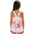 thumbnail image 2 of Uourmeti Cute Cartoon Axolotl Skirted One Piece Swimsuit for Girls - Quick Dry Stretch Swim Dress for Beach & Pool Vacations, 2 of 8