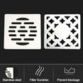 thumbnail image 5 of Durable Bathroom Hardware Parts no rust Floor drain pad Stainless steel Shower Drain Hole Filter Floor Drain Cover Sink Strainer Hair Catcher Stopper C-9.4CM, 5 of 8
