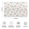 thumbnail image 3 of Pioneer Flower Floral Print Pattern Bathroom Rugs Mat, Non Slip Microfiber Bathroom Rug with Rubber Backing, Soft Mats for Bathroom Floor Tub Shower, 17"x27", 3 of 5