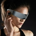thumbnail image 2 of Gafas de sol Sunnimix de Espejo Envoltura de Escudo futuristas gris, 2 of 8