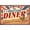 American Diner, variant on GLOBLELAND Dinner Eat Here Metal Tin Sign 8x12inch Vintage Good Food Art Plaque Poster Wall Decor for Home Kitchen Living Room Bedroom Kitchen Cafe Bar