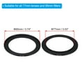 thumbnail image 2 of Unique Bargains 77mm-95mm Step Up Ring with Cleaning Cloth, 2 Pack Camera Lens Filter Adapter Ring, Black, 2 of 6