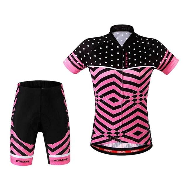 Camisetas de ciclismo para mujer, uniformes, camisetas de manga corta, pantalones cortos, kits, s de ropa para bicicletas, elección L Macarena Jerseys de ciclismo