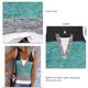 thumbnail image 3 of Camiseta sin mangas de 2 piezas falsa para mujer, camisa sin mangas con botones de bloque de color elegante informal de verano para el trabajo de oficina, 3 of 6