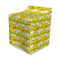 thumbnail image 1 of Lemon Washer Cover, Dotted Fresh Citrus Fruits Pattern with Horizontal Stripes with Summer Season Colors, Washroom Decor with Dust Protection, 29" x 28" x 40", Multicolor, by Ambesonne, 1 of 3