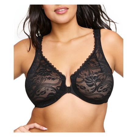 Glamorise WonderWire Front-Closure Stretch Lace Underwire Bra 9245 (Women s & Women s Plus)