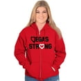 thumbnail image 4 of Vegas Strong NV Victim Support Love Zip Up Hoodie Men's Women's Brisco Brands M, 4 of 6