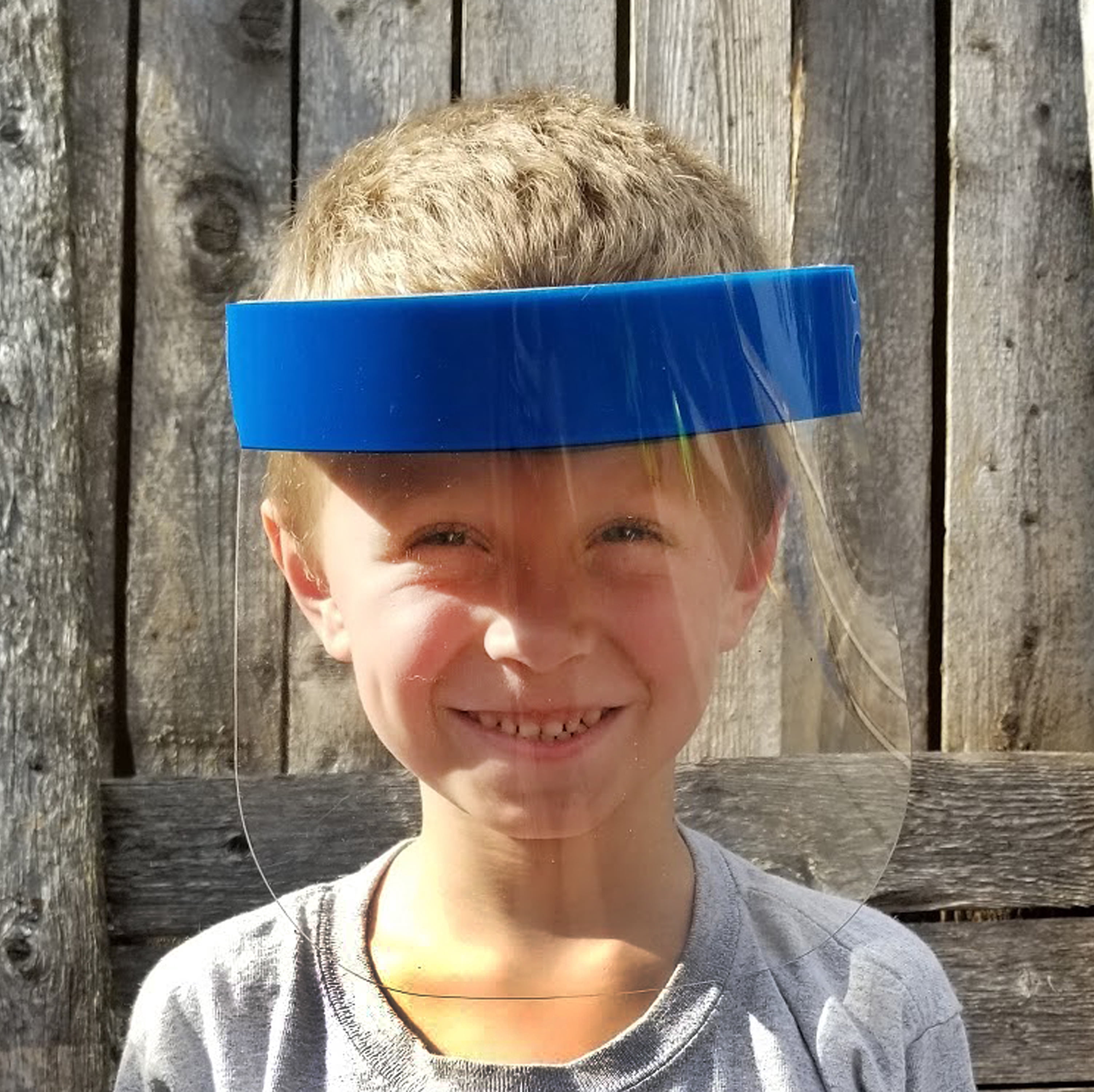 IMAGEWORKS – Protective Face Shield, plastic light-weight defense layer for protection from sneezes, debris, chemical hazards, splash guard. Child Size is 7.5” High x 8.75” Wide - Pack of 10