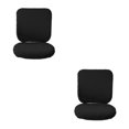thumbnail image 2 of Guardoinrt Soft and Breathable Swivel Chair Cover Seating Experience Black Backrest + Cushion Cover 2Set, 2 of 6