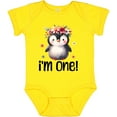 thumbnail image 3 of Inktastic Babys First Birthday Penguin 1 Year Old Girl Girls Baby Bodysuit, 3 of 5
