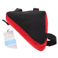 thumbnail image 2 of Triángulo Bolsa Ciclismo Tubo Delantero Marco Bolsa Porta Sillín(+)) Negro Rojo, 2 of 5