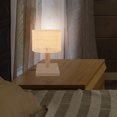 thumbnail image 3 of Miangastore 2pcs Wooden Lamp Base Square Solid Wood Light Stand Base Table Lamp Accessory, 3 of 8