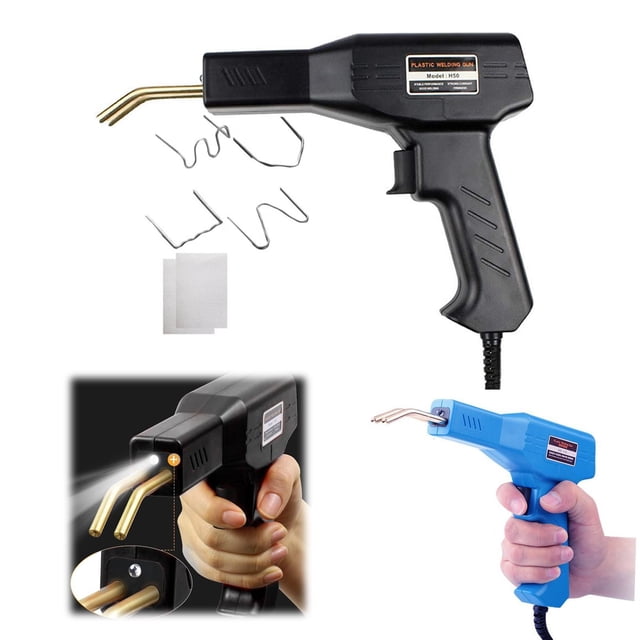WRXMIJNHGSA Aluminum Welding Wire Under $20 Plastic 400 Hot Stapler Welding Plastic Welding Kit With Carry Case 4Types Plastic DIY Tools